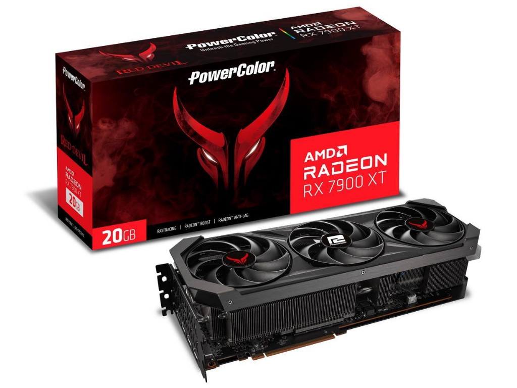POWER COLOR RX7900 XT 20G-E/OC 20GB GDDR6 320bit;HDMI,3xDP
